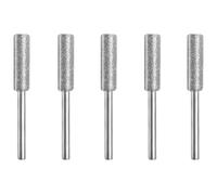 BVMKNI Caña cilíndrica revestida de 4 mm, 4,8 mm, 5,5 mm, afilador de motosierra, piezas externas (oro, juego 2 (4 mm)) (plata, 5 piezas, juego 3 (5,5 mm)