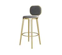 Bvn5kQ3dy Sillas de Bar Respaldo Taburete De Bar Sillas Mostrador Taburetes Altos(Grey)