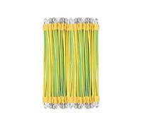 BVR Solar PV - Cable de conexión a tierra (20 unidades, 10/12/14 AWG, cable de conexión a tierra fotovoltaica de cobre PV), color amarillo y verde