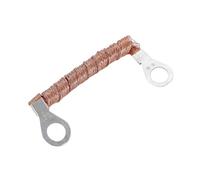 BVR Solar PV - Cable de tierra para puente (6 piezas, trenzado de aluminio revestido de cobre, orificio de 8 mm para la conexión a tierra de la caja eléctrica, cables flexibles (6 unidades tipo 1)