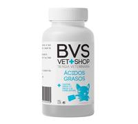 BVS Vet Shop | Ácidos Grasos para Perros | Alimento Que favorece el Funcionamiento del Sistema Cardiovascular, Piel y mucosas y Sistema nervioso | 120 cápsulas