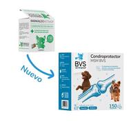 BVS Vet Shop | Condroprotector MSM para Perros | Problemas del Aparato locomotor, Edades avanzadas, sobrepeso o intervenciones quirúrgicas | Razas Pequeñas y Medianas | 60 Comprimidos