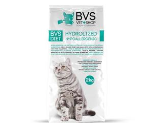 BVS Vet Shop | Diet Gato Hydrolyzed Hypoallergenic Grain Free | Protección Frente a alérgenos e intolerancias alimentarias | 2 kg