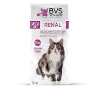 BVS Vet Shop | Diet Gato Renal Grain Free | para Gatos Adultos, sin Cereales destinado a favorecer la función renal | 2 kg