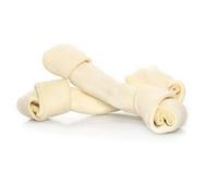 BVS Vet Shop | Hueso Nudo Natural para Perros | Snacks Que ofrecen un Efecto de Cepillado sobre los Dientes, manteniene tu Perro Libre de Placa bacteriana y sarro | 11 cm | 4 Unidades