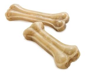 BVS Vet Shop | Hueso Prensado Perros Pequeños y Cachorros | Snack Saludable Que satisface el Instinto Natural de morder en Perros manteniendo la dentadura Fuerte | 11 cm | 2 Unidades