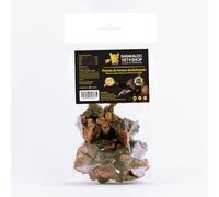 BVS Vet Shop | Pulmón de Ternera Deshidratado para Perros | Fuente Natural de Omega 3 y Omega 6. 100% Naturales sin conservantes ni colorantes | 180 gr