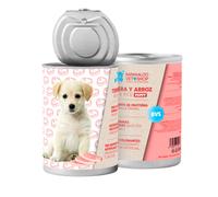 Comida Húmeda para Cachorros con Ternera Barakaldo Vet Shop Blanco 12 x 400 gr