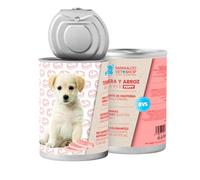BVS Vet Shop | Puppy con Ternera Lata para Cachorros para Perros | para Perros Cachorros, Única Fuente de proteína Animal. Sin Aromas, ni colorantes Artificiales | 12 unid. x 400 gr