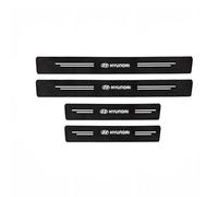 BVTEEY 4 Piezas Pegatinas Protective Umbral Puerta de Coche para Hyundai Genesis 2008-2016, Película Protectora Estribos Fibra Carbono