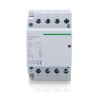 BVTUCMDY Contactor Modular 40A-100A, 4P, 63A, 4NO, 4NC, 2NO, 2NC, 220V, 110V, 24V, contactor automático doméstico, Tipo riel DIN, ICT50/60Hz, 1 Unidad(4P 63A 2NO2NC AC110V)