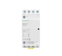BVTUCMDY Contactor Modular HCH8-25 4P 16A 20A 25A 4NO 4NC o 2NO 2NC 24V 110V 220V Contactor automático doméstico (1 Unidad)(4P 25A 2NO2NC AC230V)