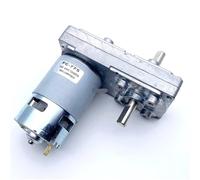 BVTUCMDY FC-755/775 Motor Reductor Doble Eje DC 3V-30V 2.3-750RPM | Motor reductor de doble eje industrial, DC 3V-30V, par hasta 100kg, velocidad 2.3-750RPM.(Rated 24V,160rpm)