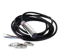 BVTUCMDY Interruptor fotoeléctrico de reflexión difusa M12, Distancia Ajustable, 24 V, Tres Cables, NPN, Normalmente Abierto, Sensor E3F1, PNP, Cerrado.(E3F1-DS20C2 NPN)