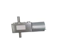 BVTUCMDY Motorreductor de Tornillo sin Fin JGY-370S de 12 V CC con Doble Eje de Salida, autoblocante inverso, 6 V y 24 V(40rpm-24v)