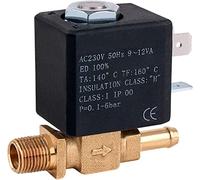 BVUYQAPIG Válvula de solenoide electromagnética Vapor Agua y Gas AC230V G1/8 Pulgadas Plancha eléctrica/pequeños electrodomésticos útiles