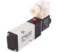 BVUYQAPIG Válvula solenoide selectora neumática AC220V 2 Posiciones 5 vías RC1/4 de Aire Neutral Útil