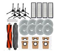 bvwkkynle DONQ - Kit de de Repuesto Compatible con el Robot Aspirador X20 X20 Pro. Cepillo Lateral Principal, filtros HEPA, mopas y for Polvo.
