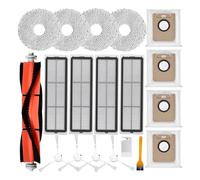 bvwkkynle Kit de for aspiradora Robot Dreame L10S Ultra/L10 Ultra, Cepillo Lateral Principal, Filtro HEPA, for Polvo, paño de fregona
