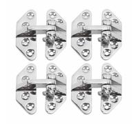 Bvznmilhd 4 Piezas de bisagra para escotilla de Barco, bisagra de Puerta Marina de Acero Inoxidable 316 de Repuesto para yate, Barco Inflable de Fibra de Vidrio; bisagra de 70 x 67 mm