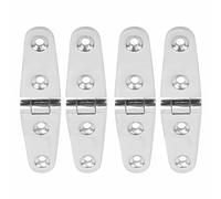 Bvznmilhd 4 Piezas de bisagra para escotilla de Barco, bisagra Marina para escotilla de Acero Inoxidable 316, Resistente a la corrosión y Muy Robusta, Ideal para Yates y embarcaciones (103mm*27mm)