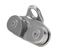 Bvznmilhd Cleat de Leva de Acero Inoxidable 316, guía de Cabo de Grado Marino, a Prueba de óxido, con Anillo de guiado para embarcaciones y Entrada abocinada; Compatible con Cuerdas de 5 a