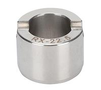 Bvznmilhd Troquel de apertura para la parte posterior del reloj con ranuras, removedor de tapa de caja de reloj de acero inoxidable para el reemplazo de la batería de relojes de cuarzo, (18,5 mm)