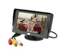 BW 4.3 Pulgadas TFT-LCD Car Rearview Monitor Coche DVD con Pantalla de tamaño de Bolsillo de Color LCD, Mini Monitor de Coche de LCD para Coche/automóvil y cámaras de Seguridad del vehículo