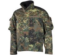 Bw Bundeswehr Chaqueta de Combate Corto Manchas Camuflaje Campo Ejercicio Smock