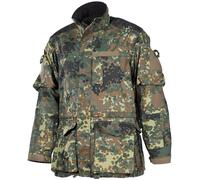Bw Bundeswehr Chaqueta de Combate Largo Manchas Camuflaje Campo Ejercicio Smock