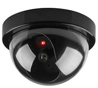 BW Cámara Falsa, cámara Falsa de Seguridad para el hogar, cámara de Seguridad Falsa, cúpula con luz LED Intermitente