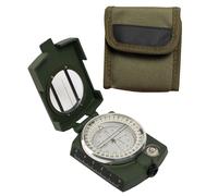 Bw Ejército Alemán Brújula Del con Estuche Oliva Carcasa de Metal