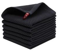 BW&HM Barista Cloth - Paño de cocina de algodón, lavable, para cocina, hogar, 33 x 33 cm, paquete de 6 unidades