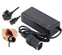 BW Inversor de corriente de coche AC 100 - universal 12 V CC 5 A cargador de coche fuente de alimentación, 240 V corriente a DC 12 V 5 A adaptador de corriente convertidor de voltaje de encendedor