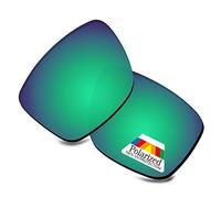 Bwake Lentes de repuesto para gafas de sol Costa Del Mar Ferg XL 06S9012 - Verde mar polarizado
