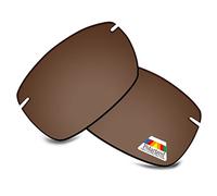 Bwake Lentes de repuesto para gafas de sol Maui Jim Breakwall MJ422, color marrón canela polarizadas