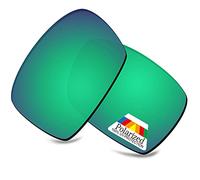 Bwake Lentes de repuesto para gafas de sol Smith Outlier XL, polarizadas, color verde mar