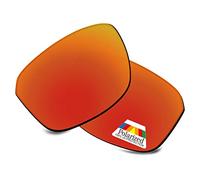 Bwake Lentes de repuesto para Oakley Split Shot Sunglass OO9416 - Rojo Fuego Polarizado