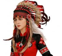 BWANGIAO Tocado de Plumas Hecho a Mano, Estilo étnico Indio Kokoshnik, Diadema Colorida con Plumas Tribales