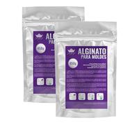 BWAY Alginato para Moldes - Ideal para Realizar Huellas de Manos de Altísima Precisión - Alginato Para Moldes De Manos de Fraguado Lento - 900g (2 Bolsas de 450g)