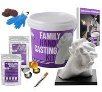 BWAY Moldes Manos Kit - Alginato para Moldes - Escultura Manos Pareja - Fácil de Usar y Excelente Nivel de Detalle - Instrucciones multilingües