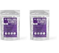 BWAY Moulding Alginate de Fraguado Lento - Alginato Cromático para Impresiones de Alta Precisión - 450 gr - Listo en 3 Minutos - Ideal para Realizar Moldes de Manos o del Cuerpo (1 Bolsa)