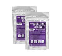 BWAY Moulding Alginate Slow Setting - Alginato cromático para huellas de alta precisión - 900 g (2 sobres de 450 g) - Listo en 3 minutos - Ideal para realizar moldes de manos o cuerpo