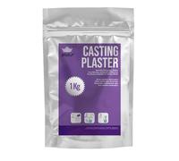 BWAY Yeso para Moldes en Polvo de Cerámica Blanca - Polvo de Yeso Manualidades de Alta Calidad para Moldes de Silicona - Cemento Para Manualidades Ideal para DIY y Proyectos Creativos - Bolsa de 1 Kg