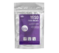 BWAY Yeso para Moldes en Polvo de Cerámica Blanca - Polvo de Yeso Manualidades Moldes de Silicona - Cemento para Manualidades Ideal para DIY y Proyectos Creativos - Bolsa de 5 Kg