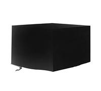 BWBG Funda para Muebles De Jardín 420D,120x120x74cm Fundas para Mesas De Exterior Resistente Al Polvo Cubiertas De Muebles De Jardín Anti-UV Resistentes Al Desgarro para Al Aire Libre, Mesa Y Sillas