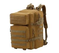 BWBIKE 40L Mochilas Tácticas Militares Mochila de Senderismo al Aire Libre Mochila de Camuflaje Impermeable Mochila de Asalto Duradera Molle Army 3 Days Trekking Mochila de Trekking Espaciosa,Caqui
