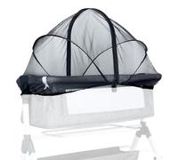 BWBIKE Mosquitera Universal para Cuna con Cremallera de 2 Vías, Cubremosquitos Plegable para Cuna y Cama de Viaje, Protección contra Insectos para Cuna y Cama de Bebé, Negro, 55 x 100 cm