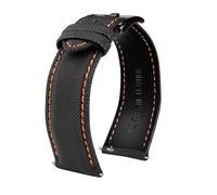 BWBVHRHZY 20 mm 21 mm 22 mm 23 mm 24 mm Correa de reloj for suela de piel de vaca de nailon apta for Tag Heuer Apto for Citizen Apto for Seiko No.5 RELOJ Hombres Mujeres Correa de reloj de tela de lon