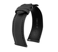 BWBVHRHZY 20 mm 21 mm 22 mm 23 mm 24 mm Correa de reloj for suela de piel de vaca de nailon apta for Tag Heuer Apto for Citizen Apto for Seiko No.5 RELOJ Hombres Mujeres Correa de reloj de tela de lon